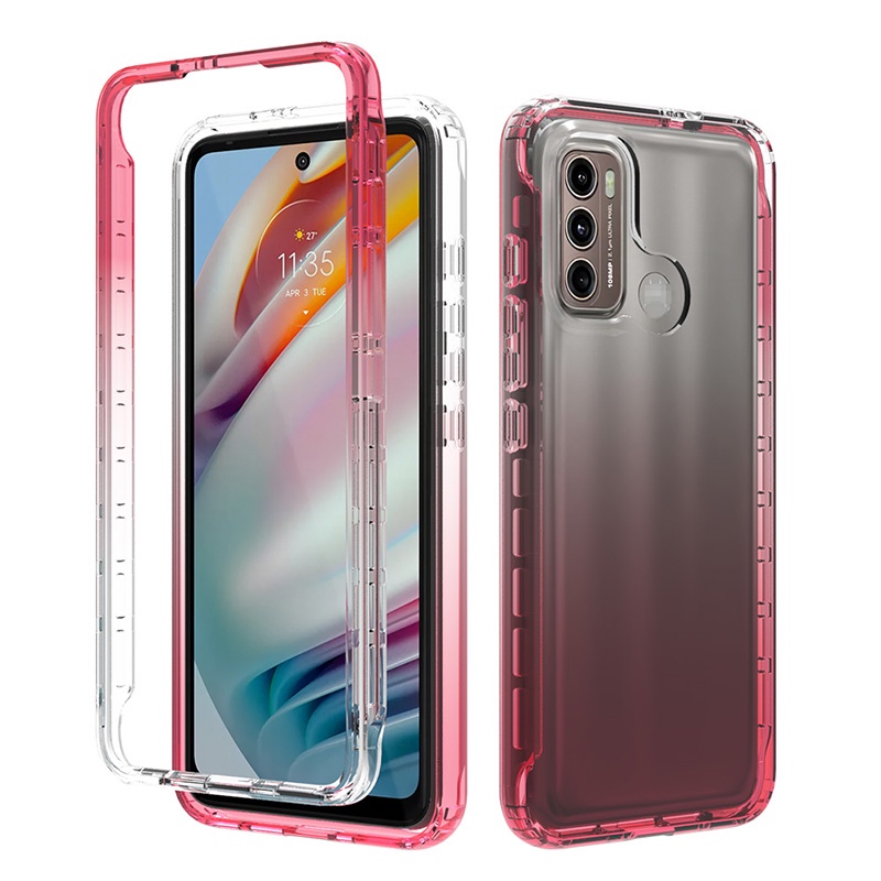 Para Motorola Moto G60 Funda 2 En 1 Protección A Presión Hight