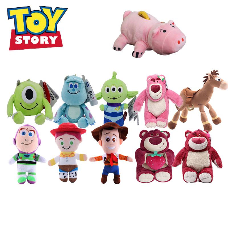 Toy Story Alien Buzz Lightyear Woody Sheriff Hamm Pig Squeeze Ojos