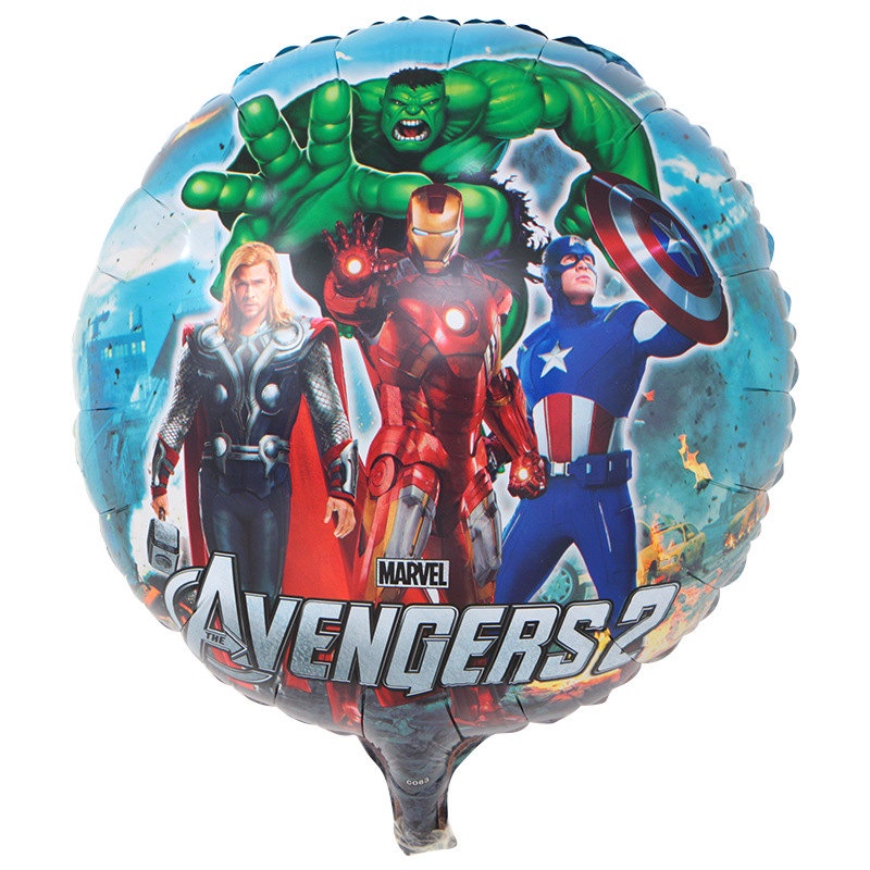 18 Pulgadas Superhéroe Globos De Papel De Aluminio Los Vengadores Iron