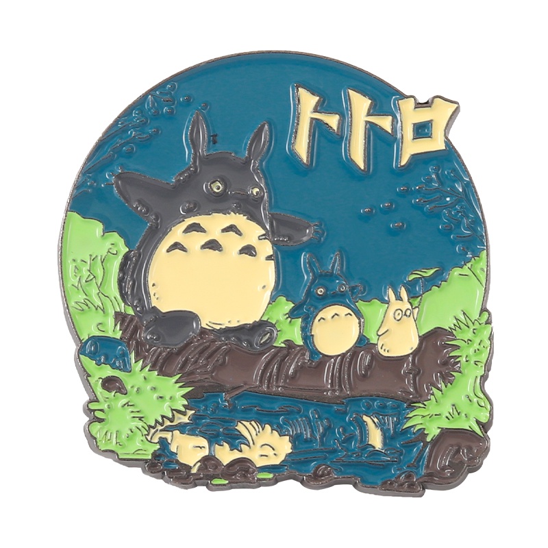 Anime Spirited Away Esmalte Pines Mononoke Chihiro Haku Totoro Broche