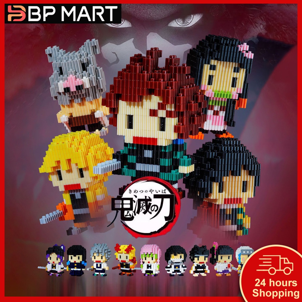 Figuras De Bloques De Construcción Demon Slayer Kamado Tanjirou Nezuko