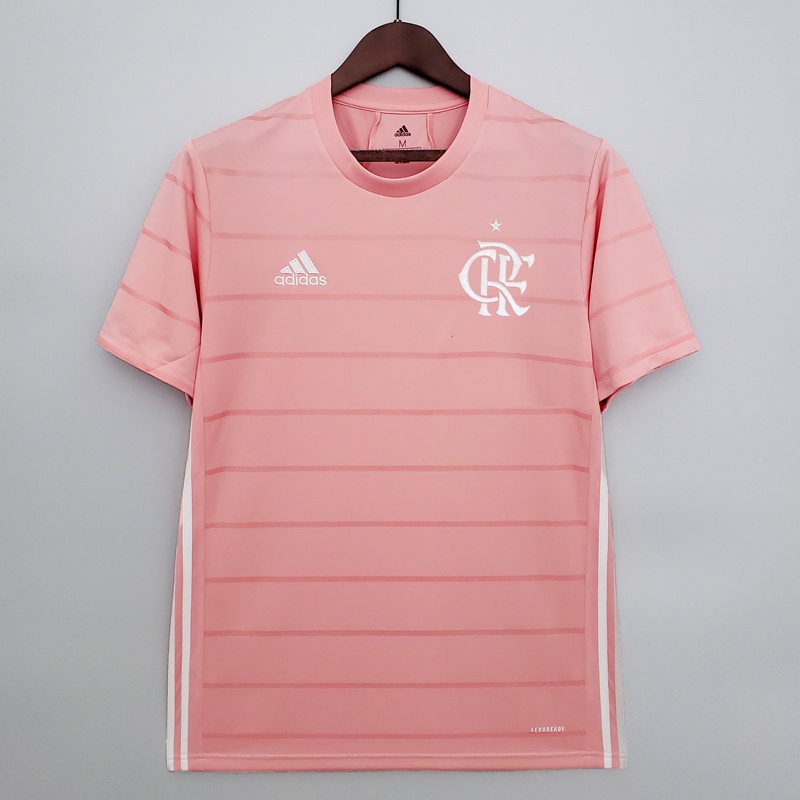 Camiseta Flamengo 21 22 Rosa Octubre Camisetas De Fútbol Shopee México