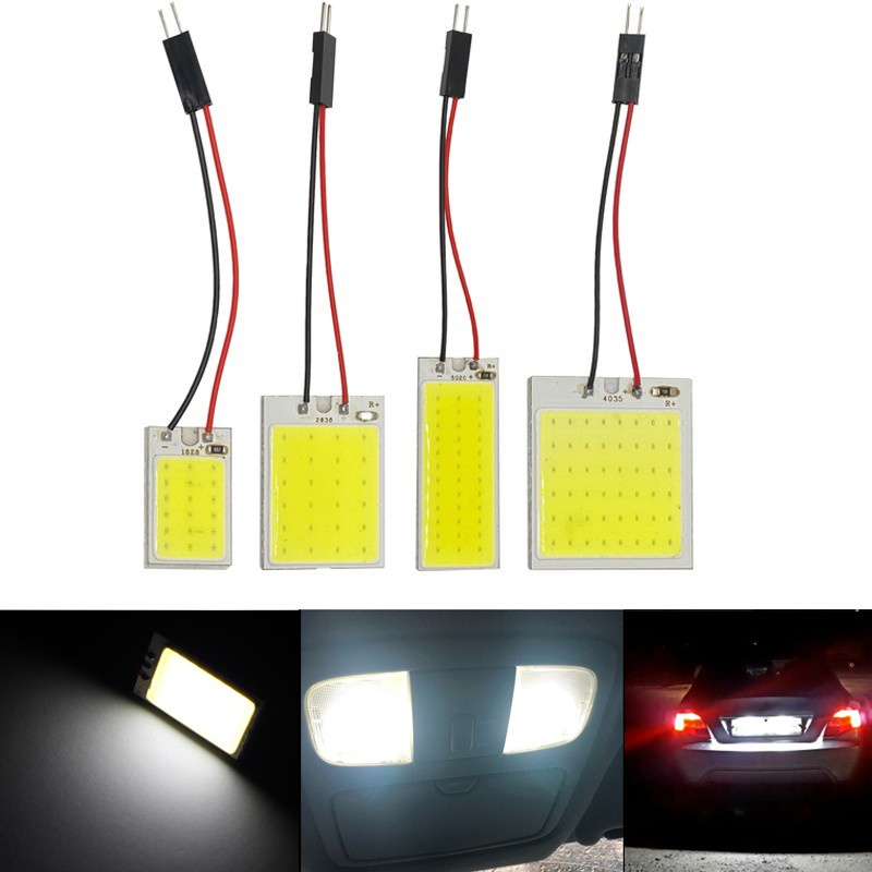 Blanco Coche Led Domo Mapa Luz De Lectura Auto Interior Panel L Mpara