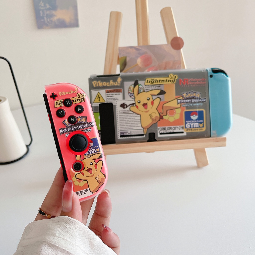 Pikachu Adecuado Para Nintendo Switch OLED Fundas Protectoras