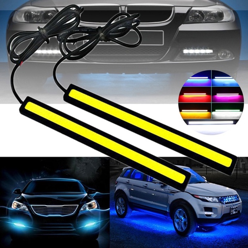 Pcs Universal Tira De Luz Led Para Coche Impermeable Diurna De