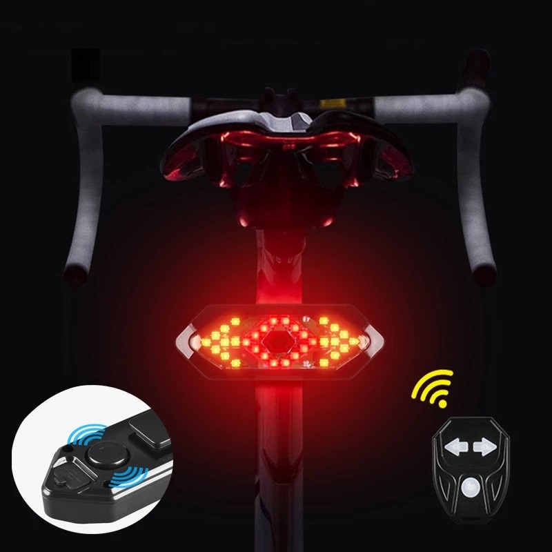 Señales De Giro De Bicicleta Control Remoto Indicador De Dirección LED