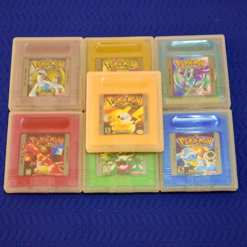 7 Tarjetas De Juego Para Nintendo Pokemon GBC Tarjeta De Consola De