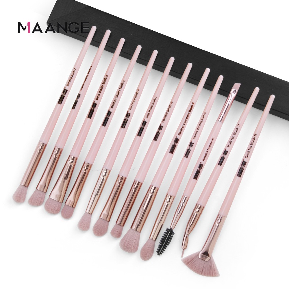 Maange Brocha De Maquillaje Profesionales Piezas Set De Pinceles De