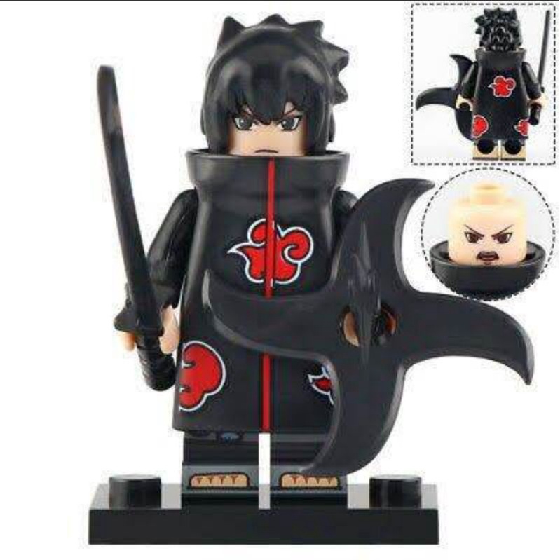 Minifigura Lego Naruto Uchiha Sasuke Lego Uchiha Sasuke Lego Minifigura