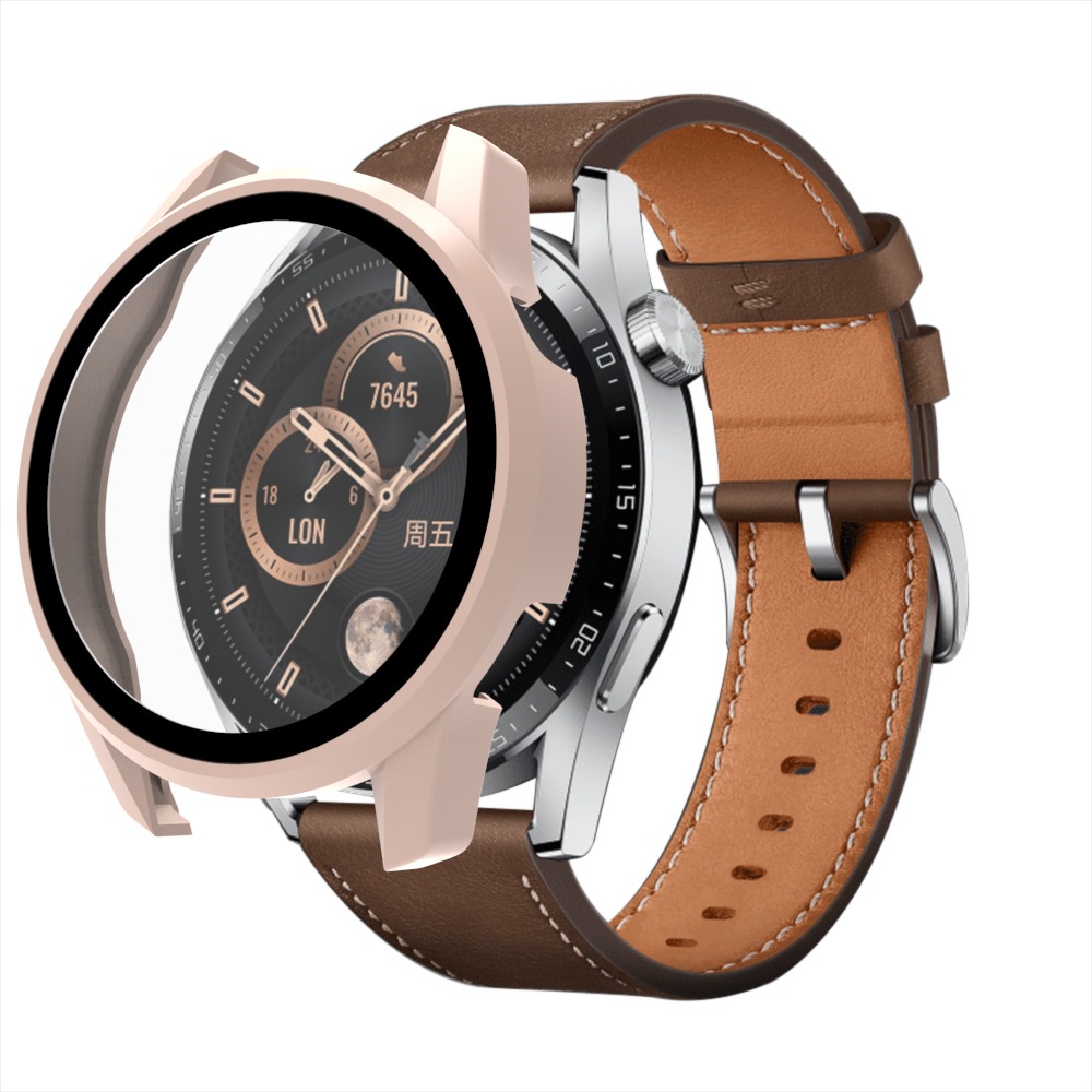 Funda De Pc Con Pel Cula De Vidrio Templado Para Huawei Watch Gt Mm