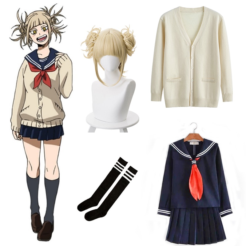 Cosplay My Hero Academia Anime Boku No Himiko Toga Disfraz Jk Uniforme