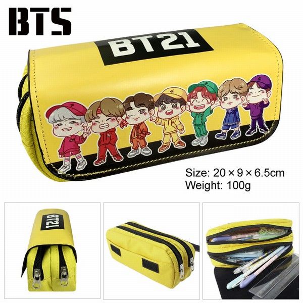 Estuche De L Pices Bts Para Mujer Y Estudiante Versi N Coreana