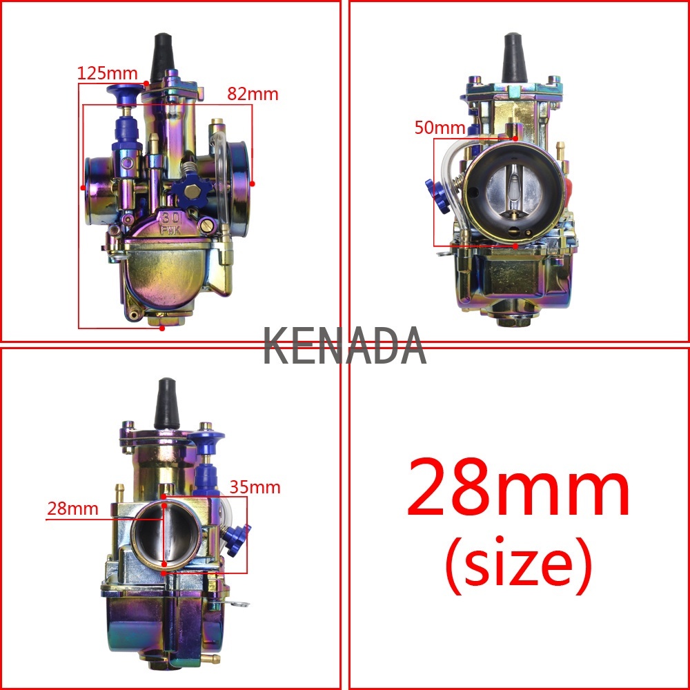 Carburador Racing Universal Moto Pwk Keihin Maikuni Koso Oko De