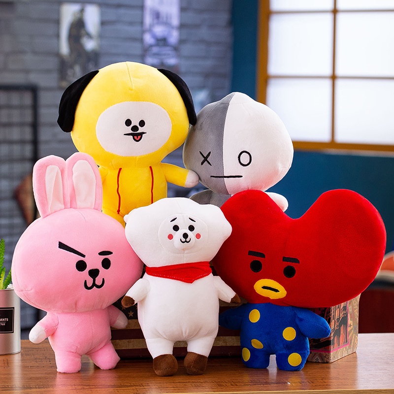 Kpop Bts Bt Juguete De Peluche De Pie Bangtan Peluche Regalos