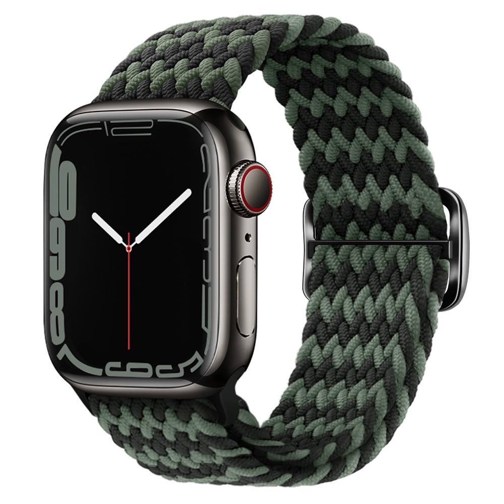 Nuevo Color Correa De Nailon Tejida De Un Solo Bucle Para Apple Watch