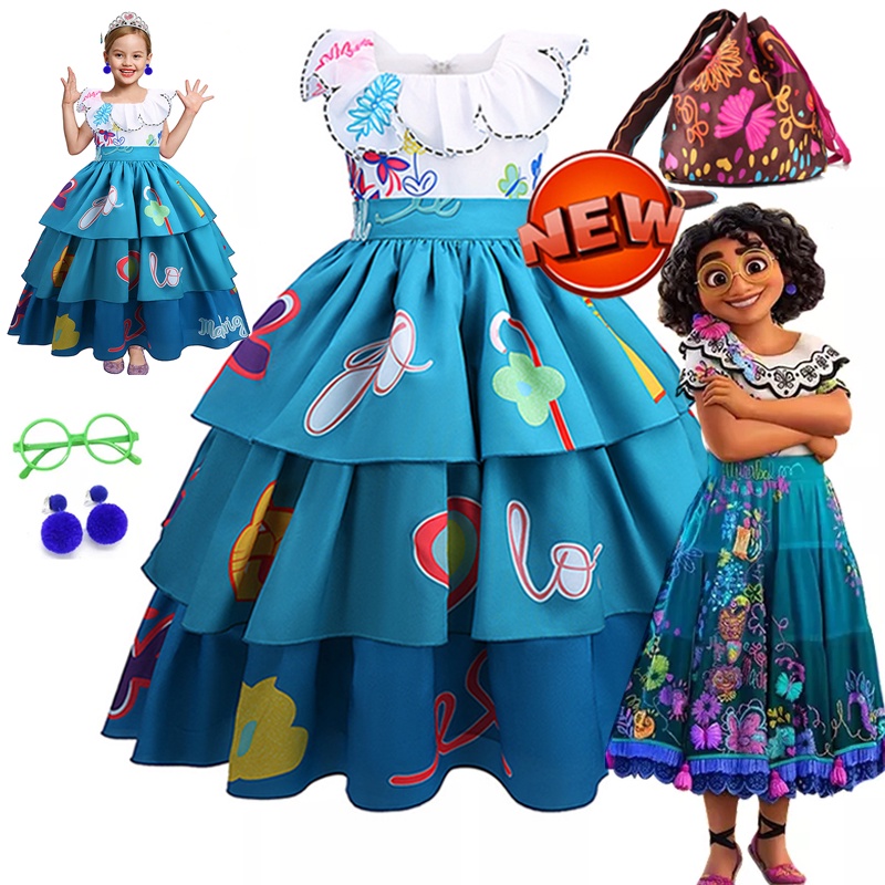 Disney New Mirabel Encanto Vestidos Para Ni As Vestido De Princesa