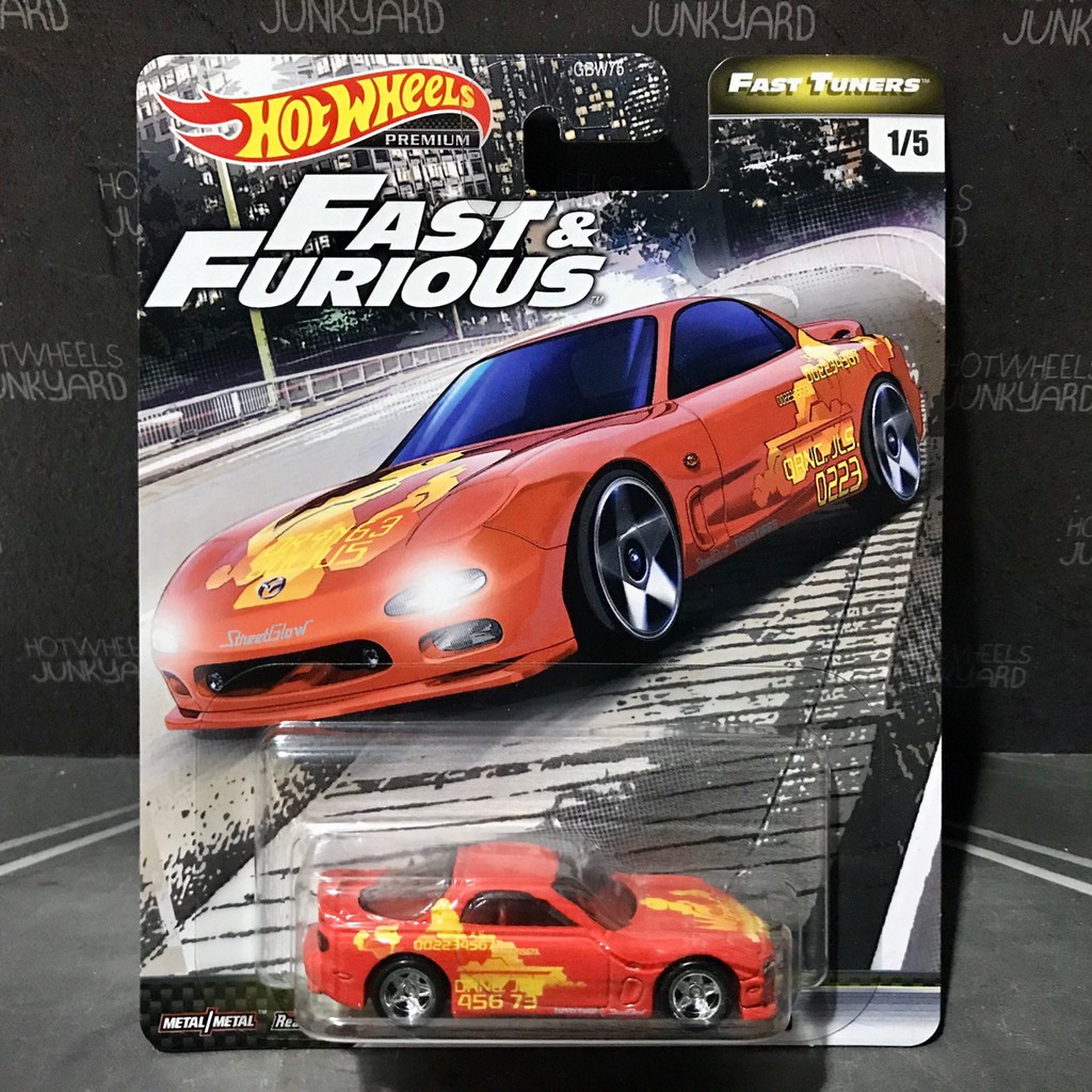 Hot Wheels Premium Fast Furious Mazda RX FD Afinadores Rápidos Rojo RX Shopee México