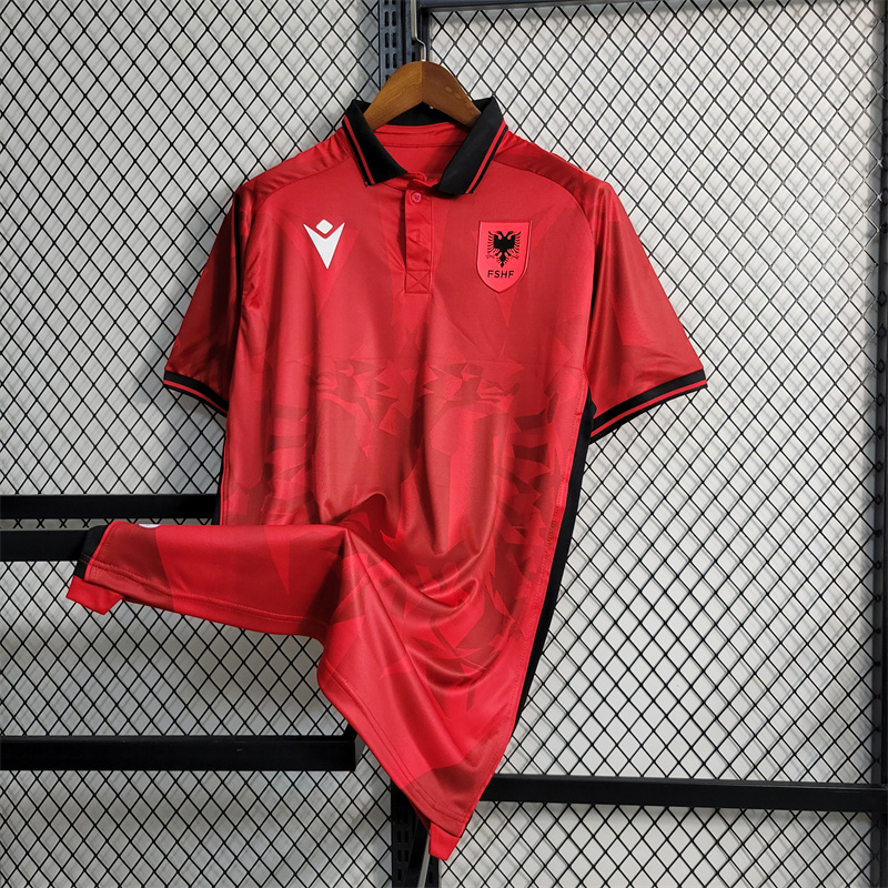 Albania Camiseta De F Tbol De Casa Rojo Shopee M Xico