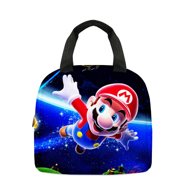 Mario Bros Mochilas 3d Nuevo Estilo Mario Bolsa De Hombro Estuche De