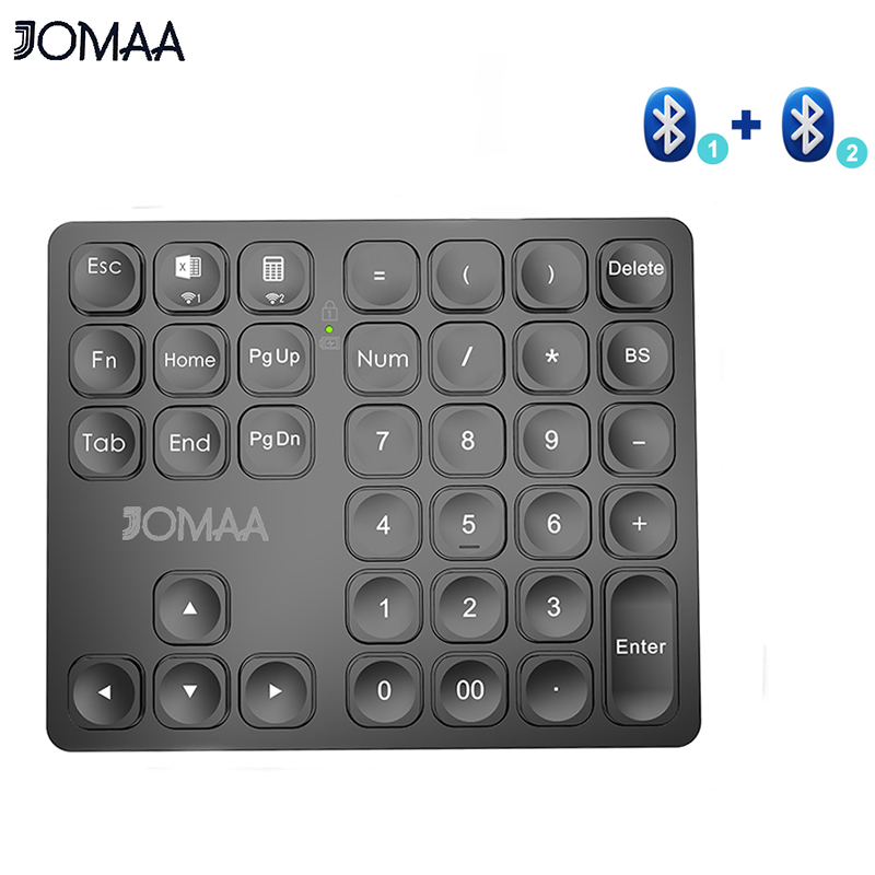 Jomaa Keys Bluetooth Teclado Num Rico Inal Mbrico Recargable