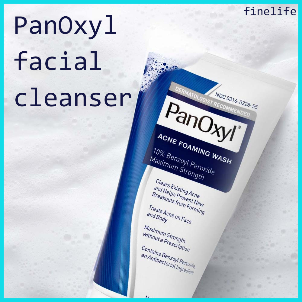 PanOxyl Limpiador Facial Acné Limpieza 10 Peróxido De Benzoilo Fuerza