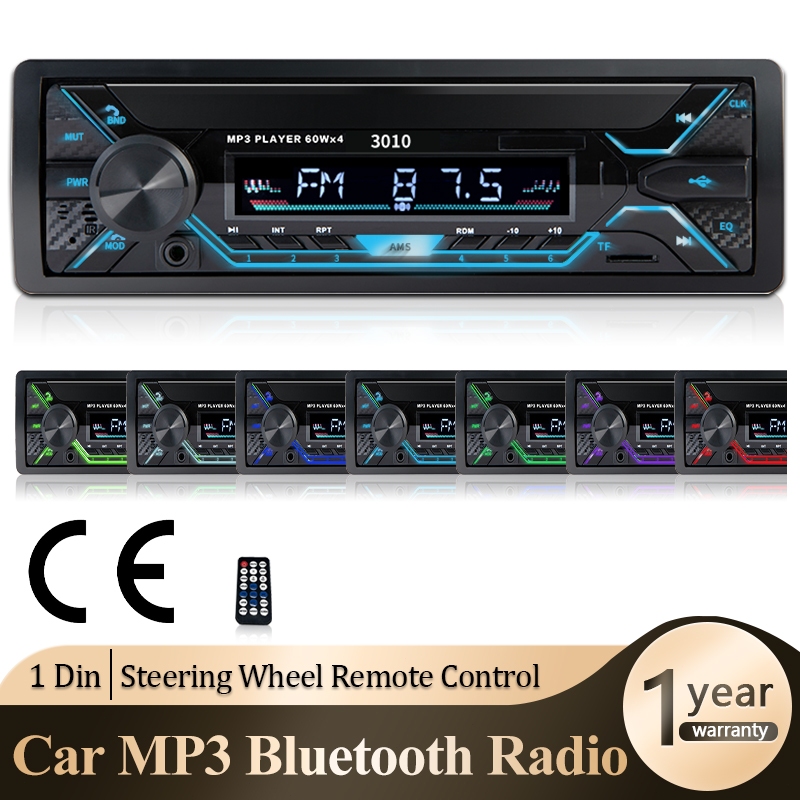 Auto estereo Radio De Coche Audio 1din Bluetooth Estéreo Reproductor