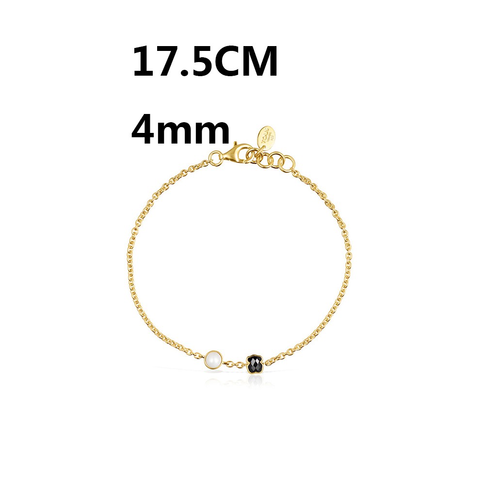 Nuevo Tous Pulsera De Oso De Plata De Ley Para Mujer Pulsera