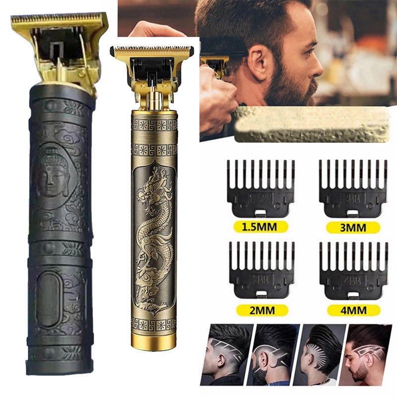 T Rasuradora Trimmer Vintage Maquina Afeitar Barba Cabello Usb