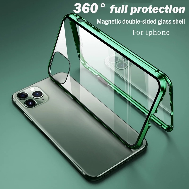 Funda De Lujo Para IPhone X XR XS MAX 7 8 Plus 11 12 13 Pro 12 360