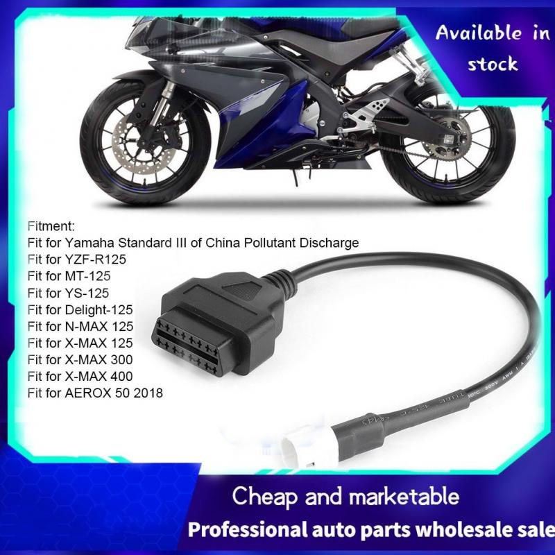 3 Pines A OBD2 Escáner De Fallas Cable De Diagnóstico Para Yamaha MT