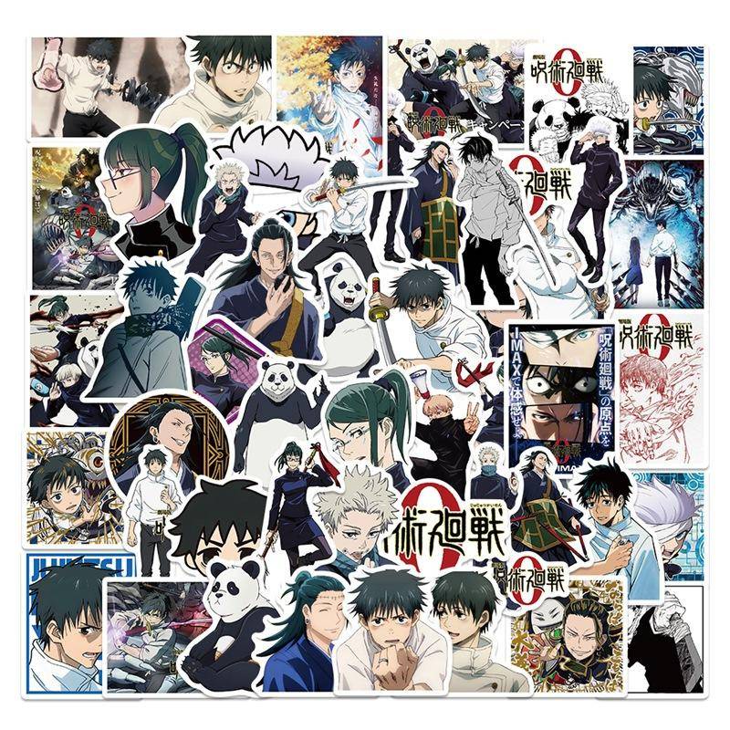 50 Unids Pack Anime Jujutsu Kaisen 0 The Movie Graffiti Pegatinas