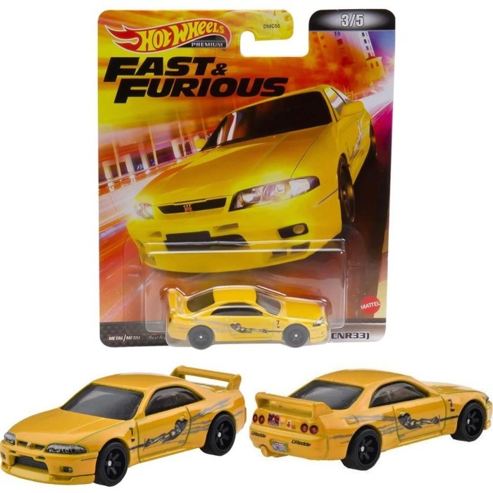 Hot WHEELS NISSAN SKYLINE GT R BCNR33 PREMIUM Rápido Y Furioso Shopee México