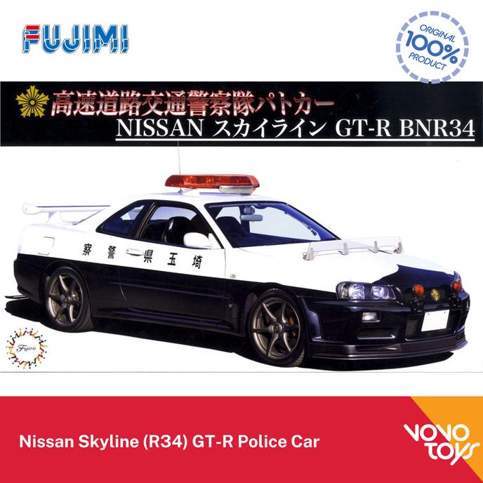 Kit De Modelo FUJIMI 1 24 Nissan Skyline R34 GT R Coche De Policía