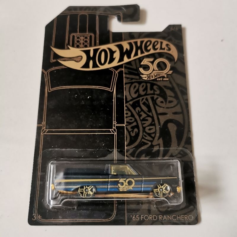 Hot Wheels 50th Anniversary Black Gold Series 67th Camaro Chase Car