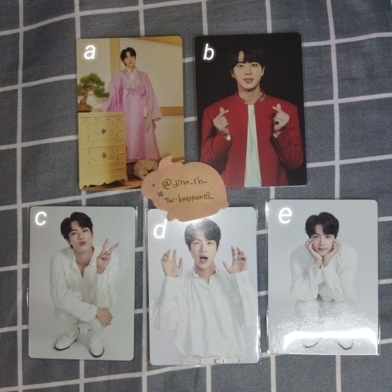 Mpc Oficial Jin Bts Mini Photocard Dalmajung Mots Bang Bang Con