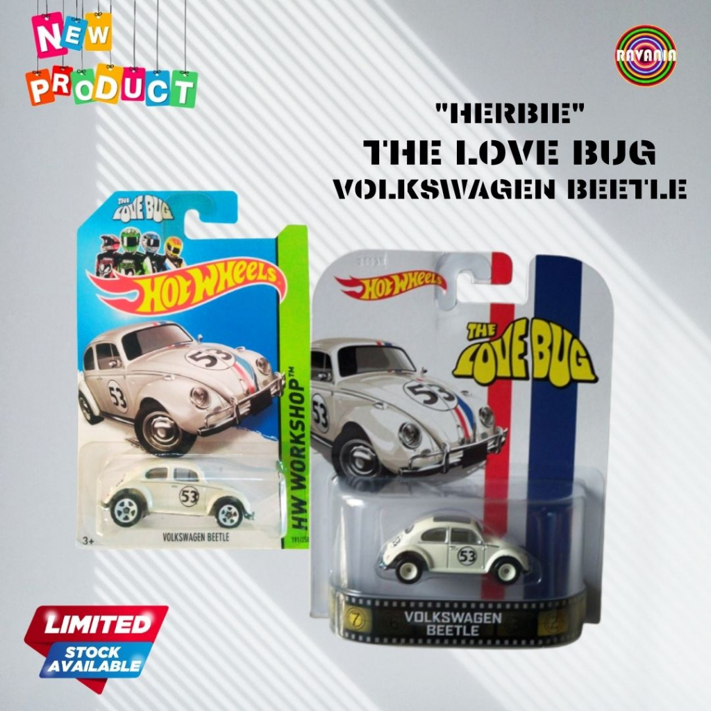 Hot Wheels Herbie El Bicho Del Amor Volkswagen Beetle Coche De Juguete