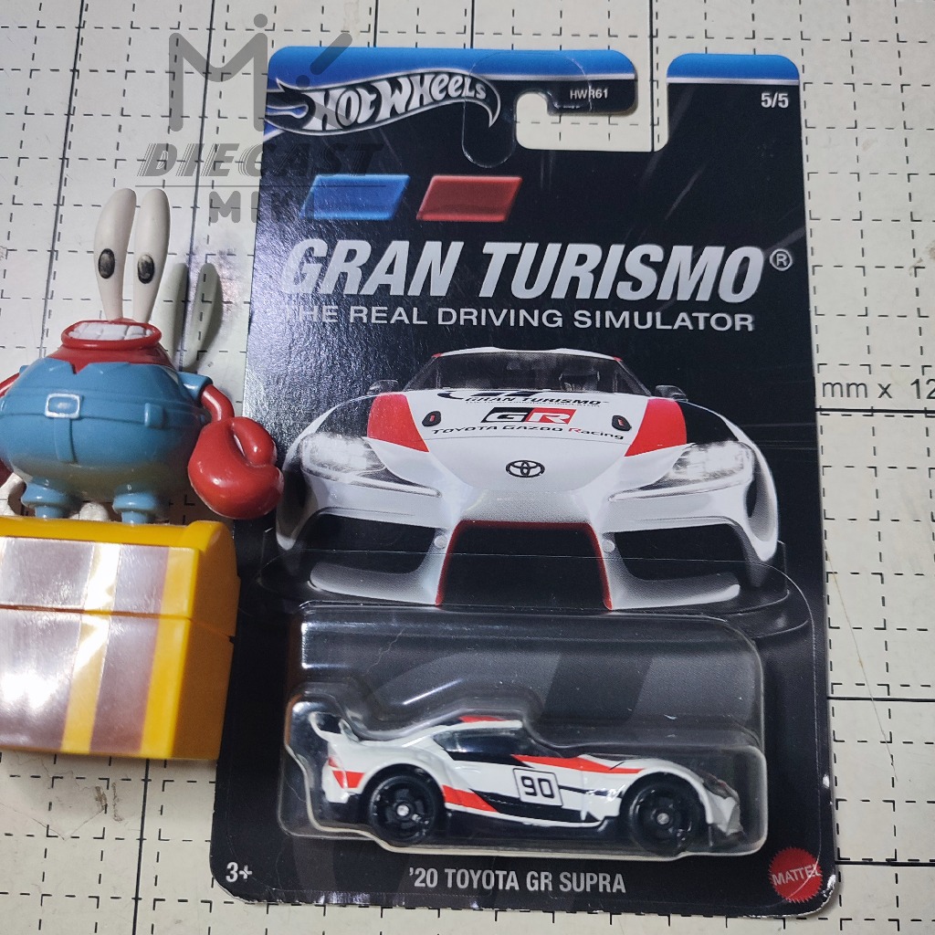 Hot Wheels Toyota Gr Supra Gran Turismo Series Tarjeta Menos