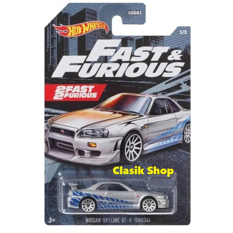 Hot WHEELS NISSAN SKYLINE GT R R34 GTR Rápido Y Furioso 2021 Raro Shopee México
