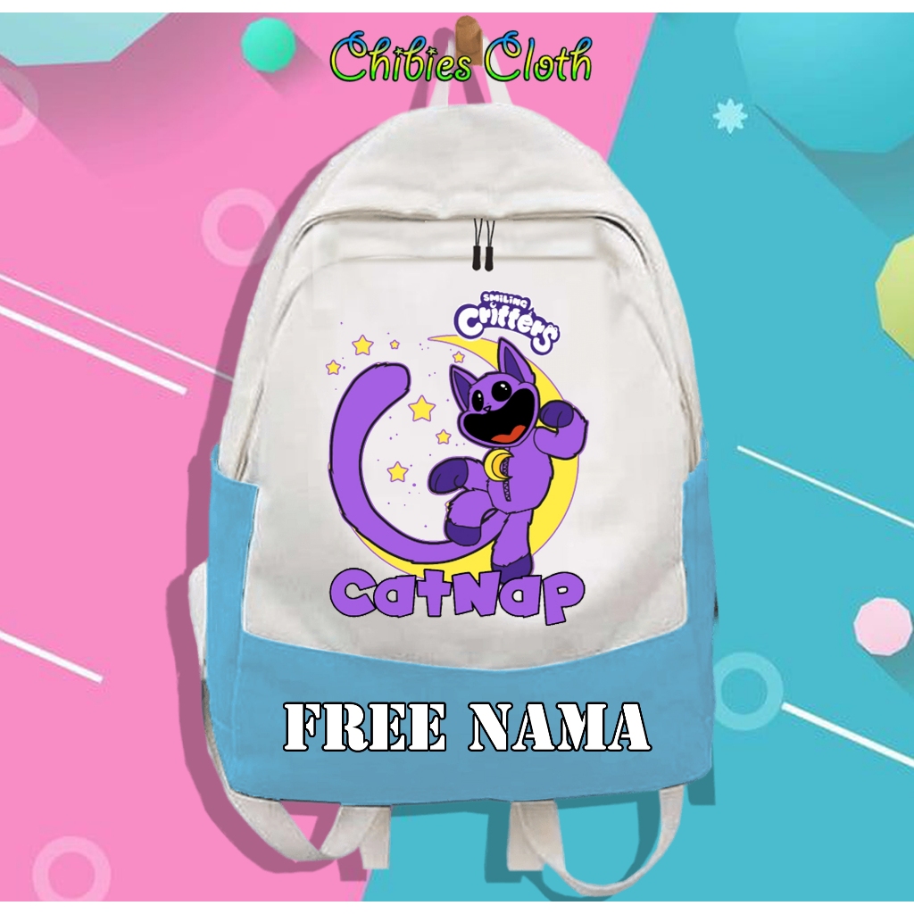 Smile Critters Catnap Escuela Mochila De Los Ni Os Amapola Playtime