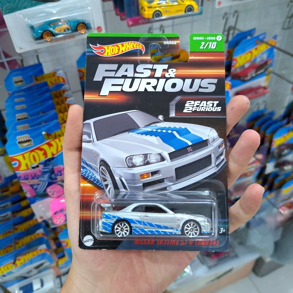 Hotwheels Hot Wheels Nissan Skyline GTR R Ola Furiosa Rápida Ruedas