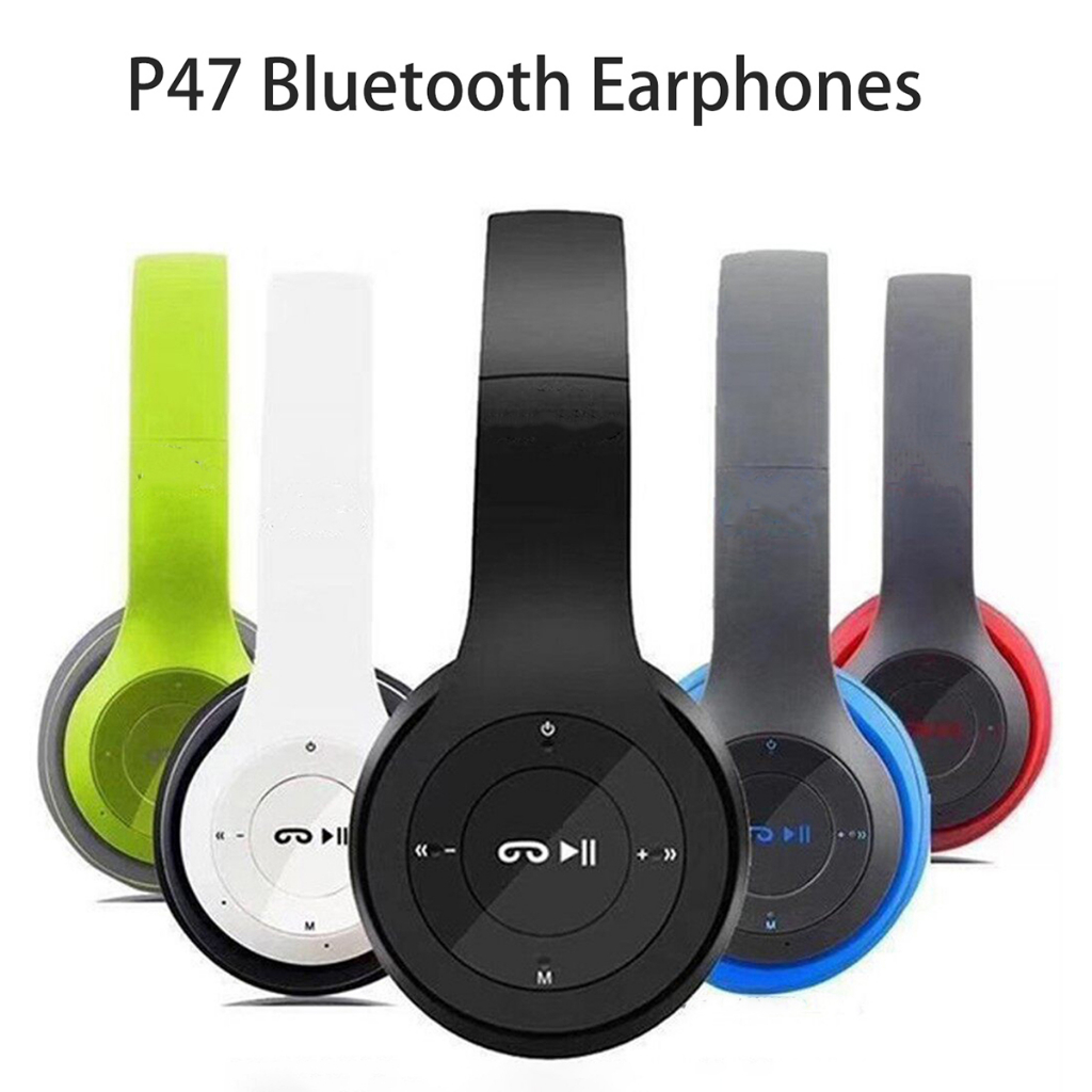 Auriculares Bluetooth Inalambricos P Fon Kepala Auriculares De Juego