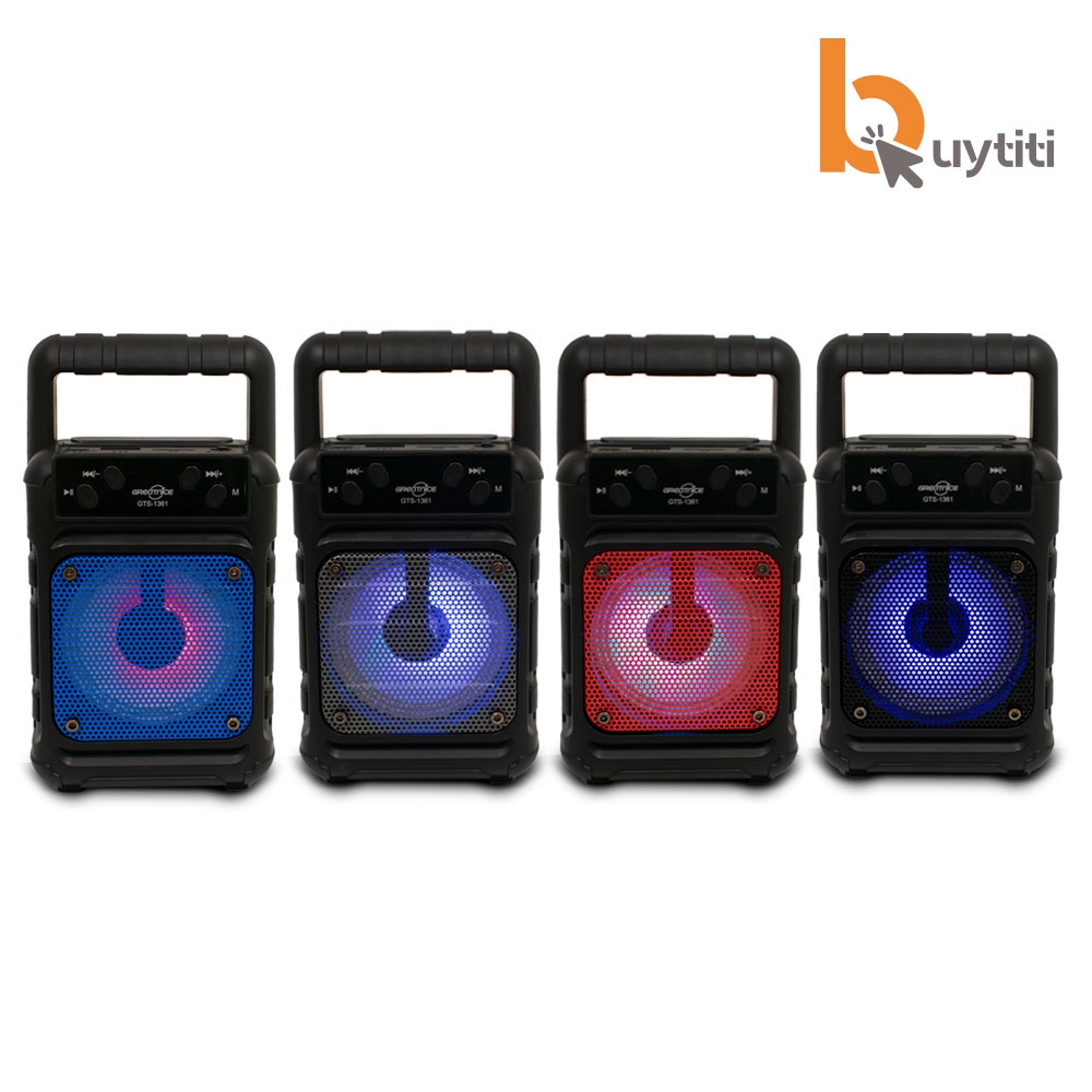 Buytiti Bocina Port Til Con Bluetooth Radio Fm Lector Usb Y Micro Sd