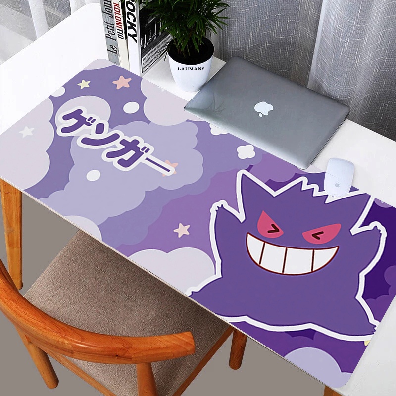 Alfombrilla De Ratón Púrpura Pokemon Gamer Teclado Accesorios Para Pc