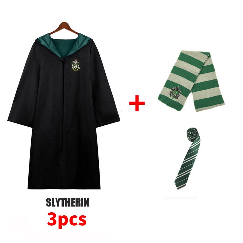 Disfraz De Harry Potter Para Ni Os Bata Corbata Bufanda Vestido