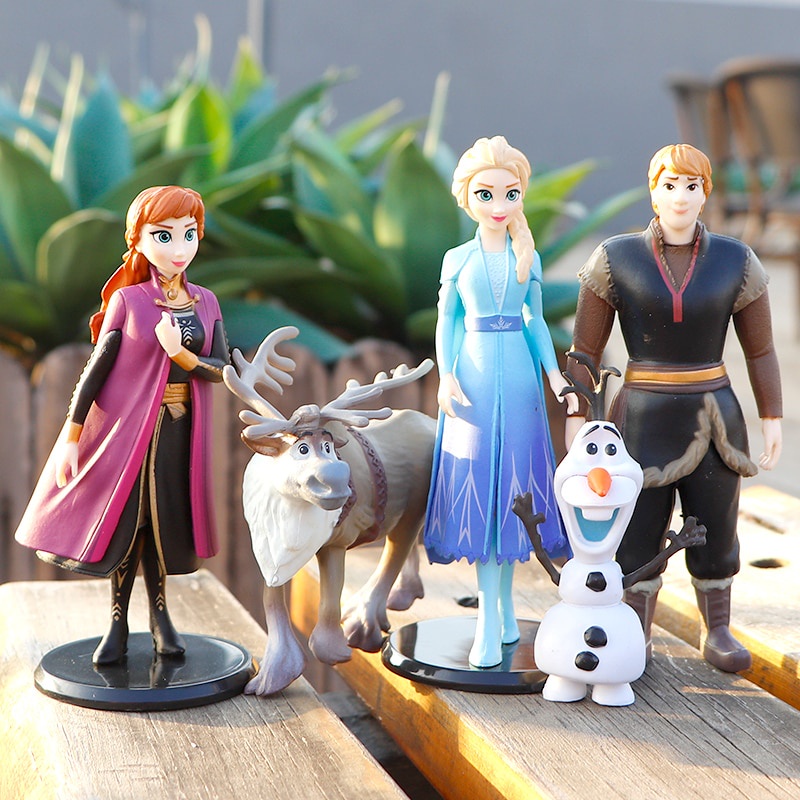 Disney Frozen Elsa Anna Olaf Figuras Modelo Princesa Elza Ni As