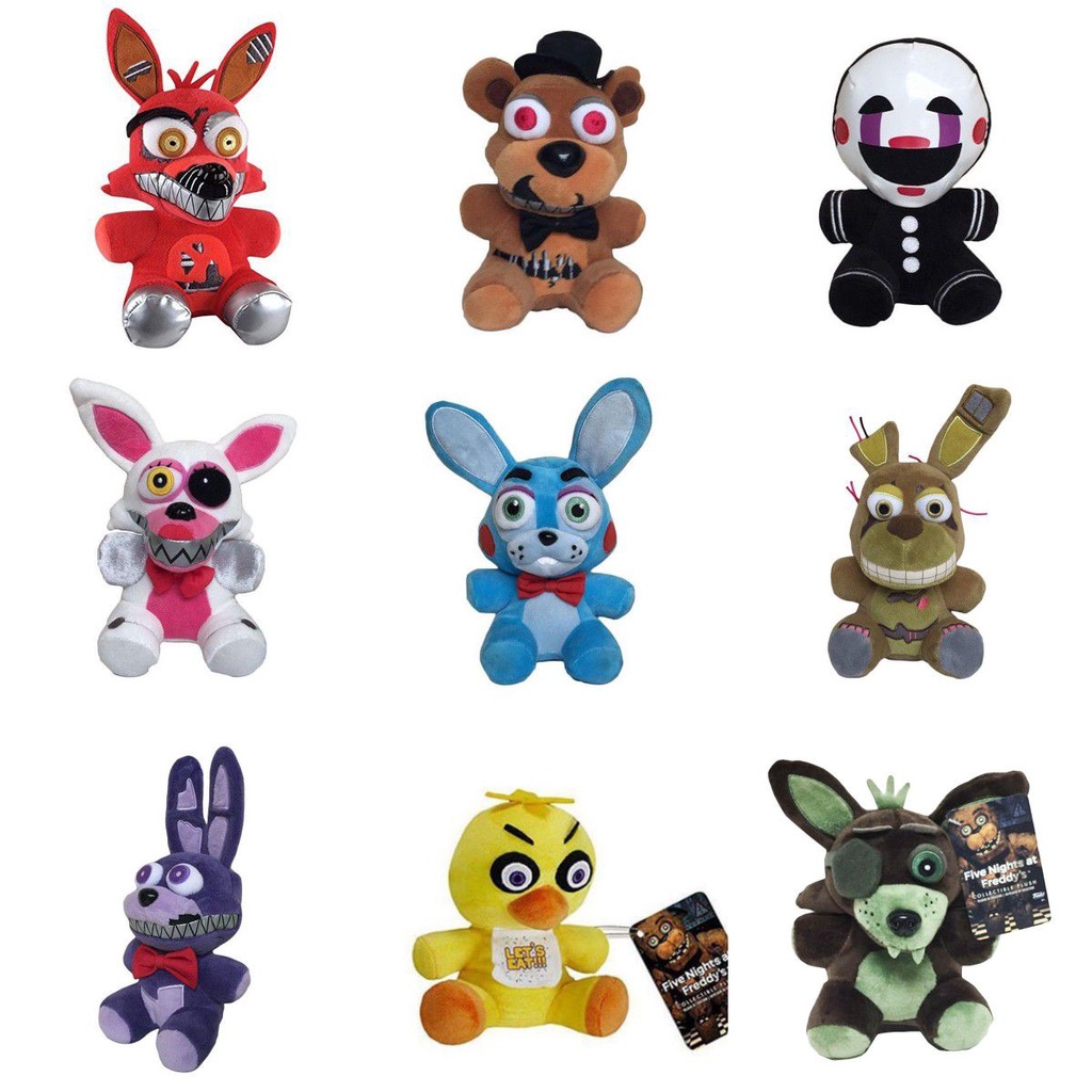 Five Nights At Freddy s Chica Bonnie Foxy Muñeca De Peluche Suave Y