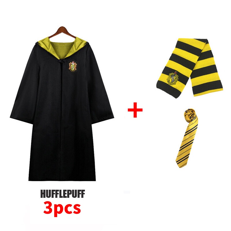 Disfraz De Harry Potter Para Ni Os Bata Corbata Bufanda Vestido