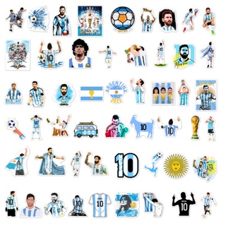 NS4 50PCS Messi Argentina Pegatinas FIFA Copa Del Mundo Qatar 2022