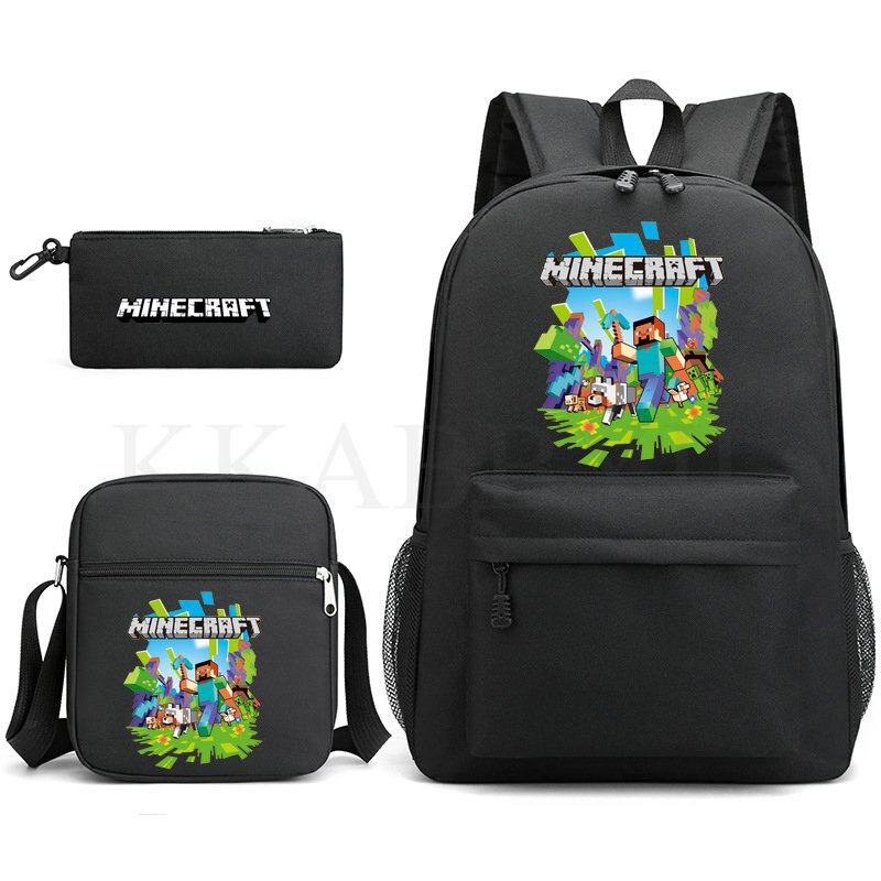 Bolsa Escolar MINECRAFT De Regreso A La Escuela Mochila De Hombro