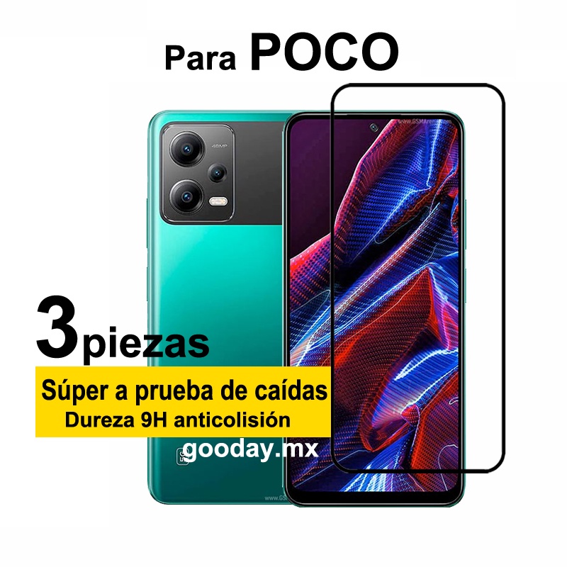 Mica Celular Poco X Protector De Pantalla Piezas D Vidrio Cristal